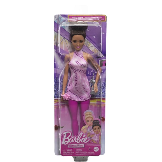 Mattel, Lalka Barbie, Łyżwiarka figurowa, HRG37 Barbie