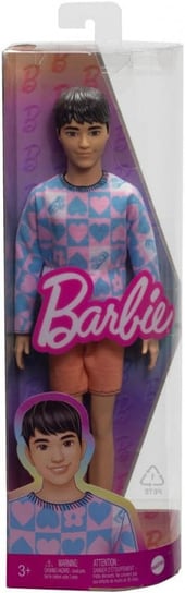 Mattel, Lalka Barbie Stylowy Ken, Bluza W Serca Mattel