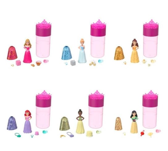 Mattel, Lalka Disney Princess Royal Color Reveal Mattel