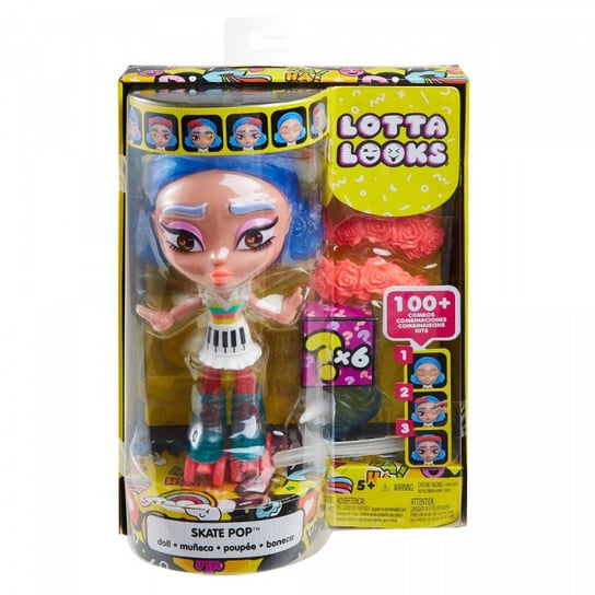 Mattel, lalka podstawowa Lotta Looks Skaterka Mattel