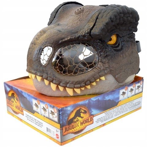 Mattel, Maska z dźwiękiem, Jurassic World, T-Rex, GWD71 Mattel