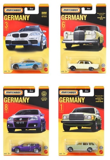 Mattel, Mb Samochodzik Niemcy, Ast Gwl49 Bc10 Mattel