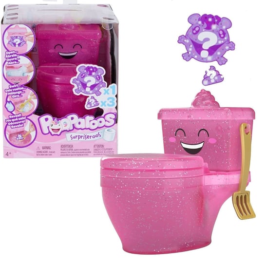 Mattel Pooparoos Toaleta niespodzianka różowa Mattel