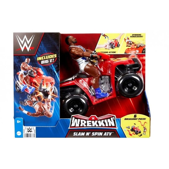 MATTEL WWE Figurka i Pojazd Slam'n Spin ATV HDM06 Mattel