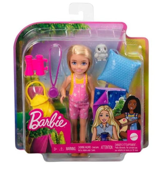 Mattel, Zestaw Barbie Kemping Chelsea Lalka + śpiwór Mattel