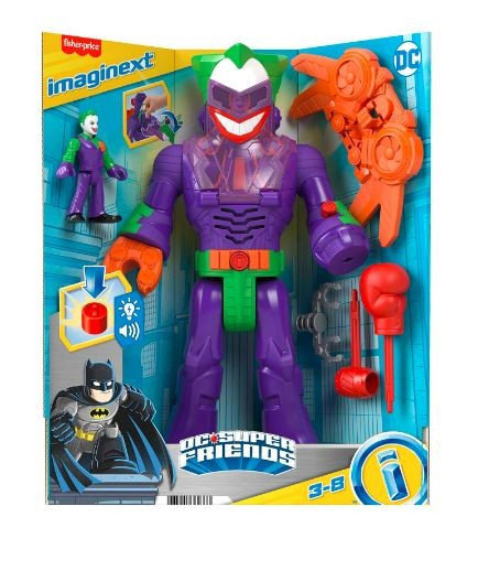 Mattel, Zestaw figurek Imaginext DC Super Friends Joker i Śmiechorobot Mattel