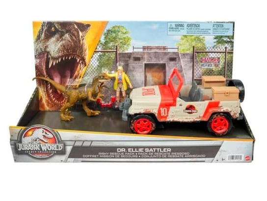 Mattel, Zestaw figurek Jurassic World Ellie Sattler Mattel