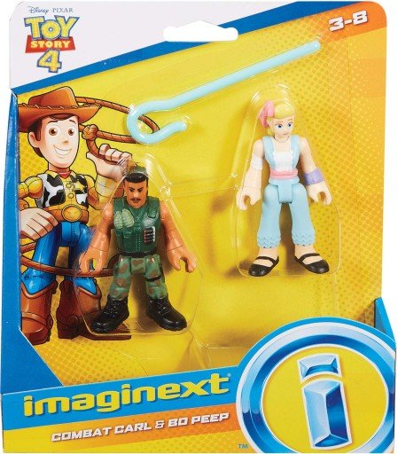 Mattel, Zestaw figurek kolekcjonerskich, Toy Story 4, Combat Carl i Pastereczka Fisher Price