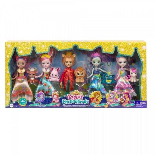 Mattel, zestaw lalek Enchantimals Królewscy Przyjaciele wielopak Mattel