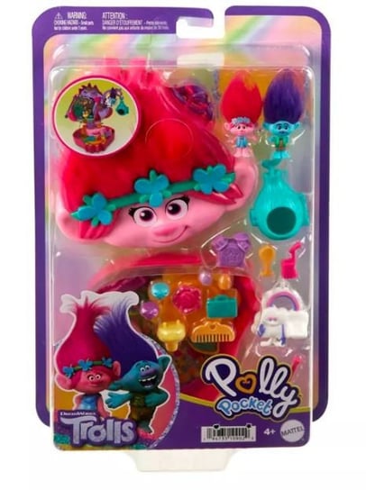Mattel, Zestaw z figurkami Polly Pocket Trolls Mattel