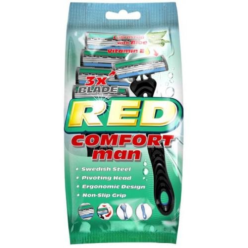 Mattes Red Comfort Man Maszynka do golenia Mattes
