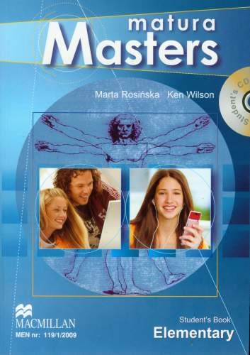 Matura masters elementary. Student's book. Szkoła ponadgimnazjalna + CD Rosińska Marta, Wilson Ken