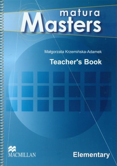 Matura Masters Elementary Teacher's Book Krzemińska-Adamek Małgorzata