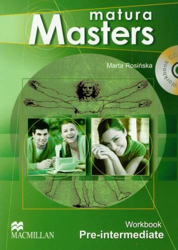 Matura masters pre-intermediate. Workbook. Szkoła ponadgimnazjalna + CD Rosińska Marta