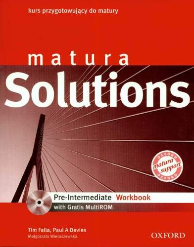 Matura Solutions Pre Intermediate Workbook + CD Falla Tim, Davies Paul, Wieruszewska Małgorzata