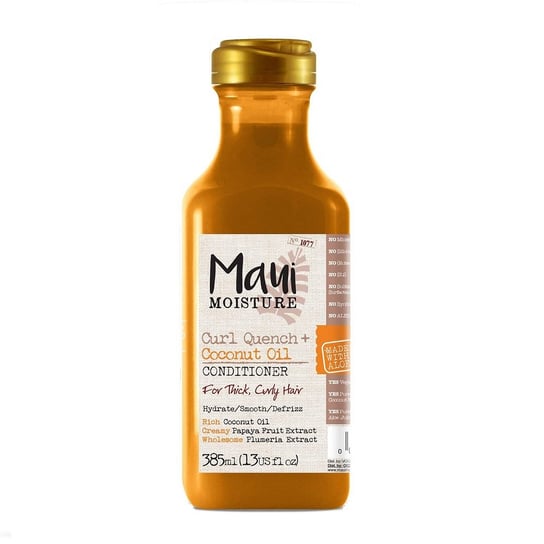 Maui Moisture Curl quench + coconut oil conditioner odżywka do włosów grubych i kręconych z olejkiem kokosowym Maui Moisture