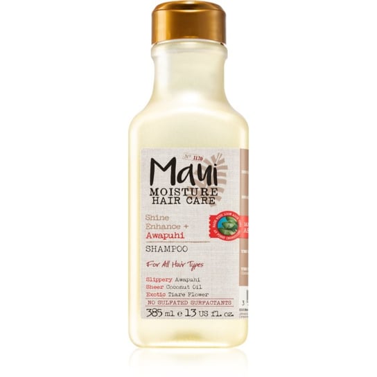 Maui Moisture Shine Amplifying + Awapuhi szampon do nabłyszczania i zmiękczania włosów 385 ml Inna marka