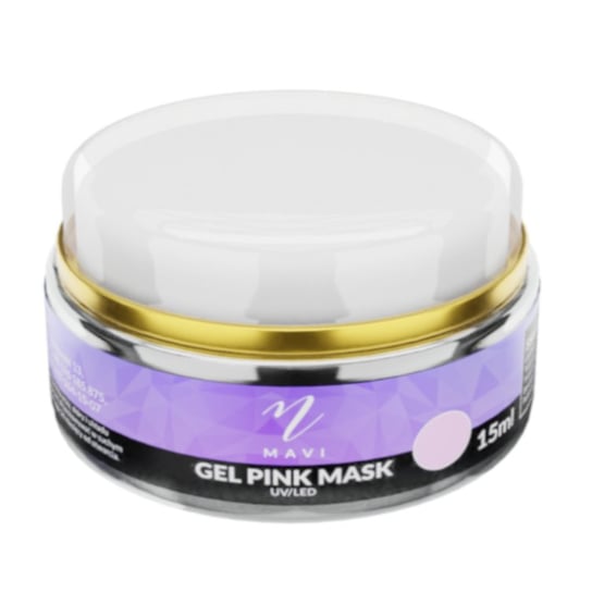 Mavi Gel Uv/Led Pink Mask 50 ml budujący żel do stylizacji paznokci różowy MAVI