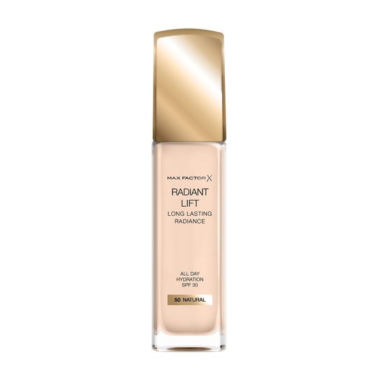 Max Factor, Radiant Lift, długotrwały podkład nawilżająco-rozświetlający 50 Natural, SPF 30, 30 ml Max Factor