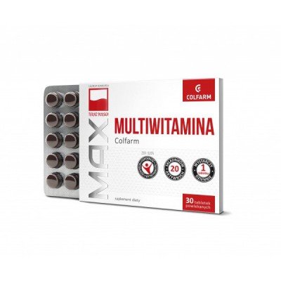 MAX MULTIWITAMINA COLFARM - 30 tabletek Colfarm