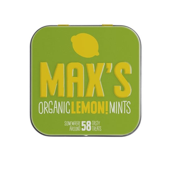 Max's Organic Miętuski cytrynowe Lemon Mints 35g BIO Nature Bites