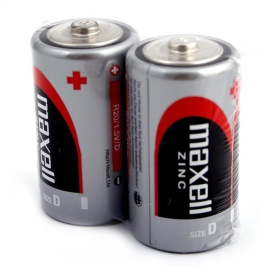 MAXELL BATTERY MANGANESE/ZINC R20 / D SHRINK*2 774402.00.EU Maxell