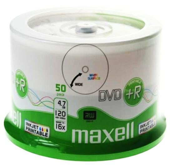 MAXELL DVD+R x16 4,7GB PRINT FF c-50 275702.30.TW Maxell