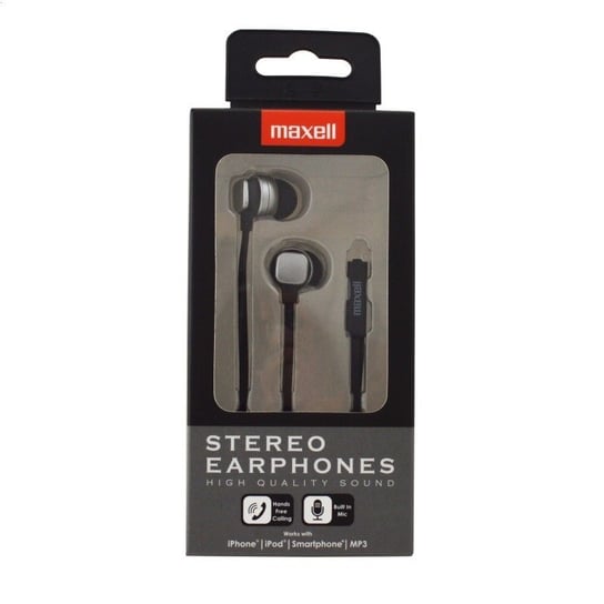 MAXELL EARPHONES WITH MIC METALLIX SPACE GREY 303791.00.CN Maxell