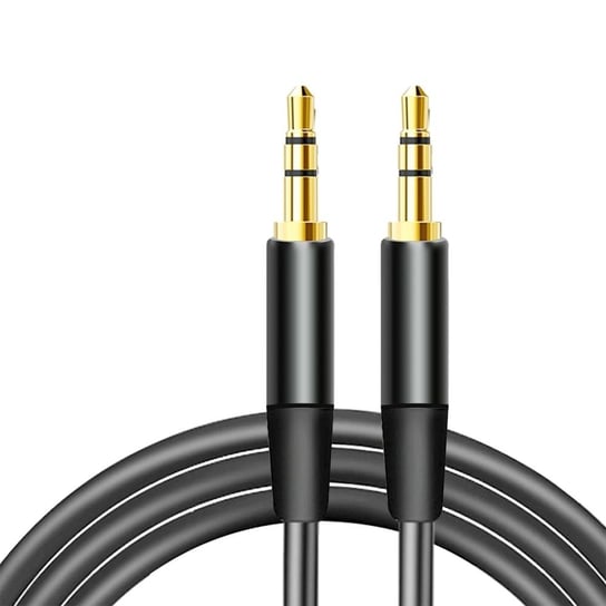 Maxlife kabel audio jack 3,5 mm - jack 3,5 mm 1m czarny Inna marka