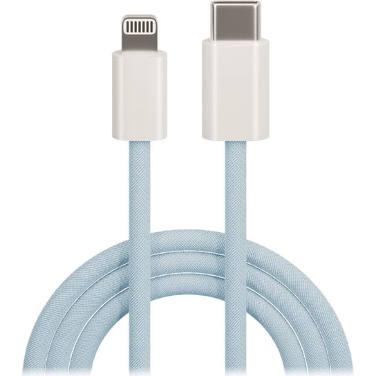 Maxlife kabel MXUC-06 USB-C - Lightning 1,0 m 20W niebieski nylonowy TelForceOne