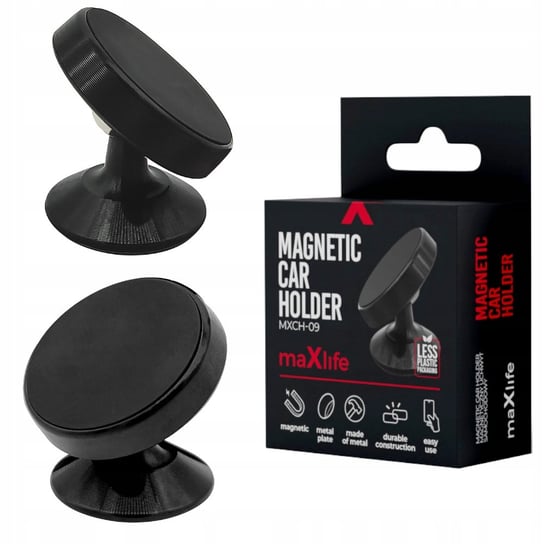 Maxlife uchwyt samochodowy MXCH-09 magnetyczny czarny przyklejany Maxlife