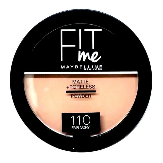 Maybelline, Fit me, Puder matujący 110 Fair Ivory, 14 g Maybelline