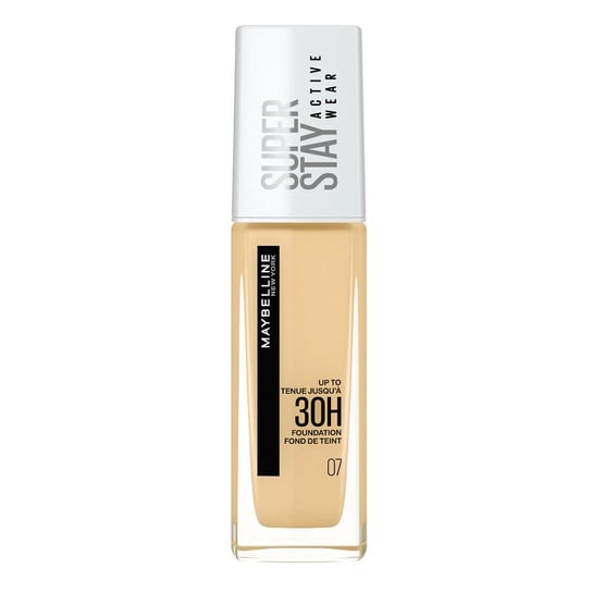 Maybelline, Super Stay Active Wear 30H Foundation, Długotrwały podkład do twarzy 07 Classic Nude, 30 ml Maybelline