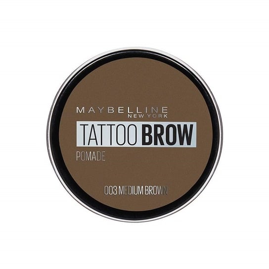 Maybelline, Tattoo Brow, Pomada do brwi 003 Medium Brown, 3,5 ml Maybelline