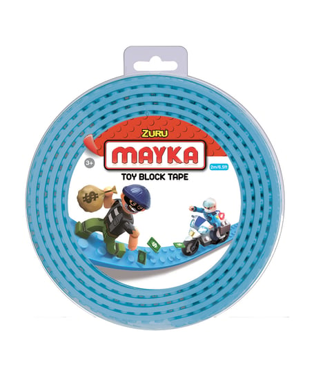 Mayka, Klockomania, klocki Taśma poczwórna, 2 metry, błękitny Mayka