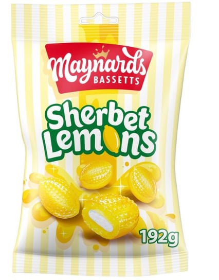 Maynards Bassetts- Sherbet Lemons Cukierki cytrynowe 192g Inna marka