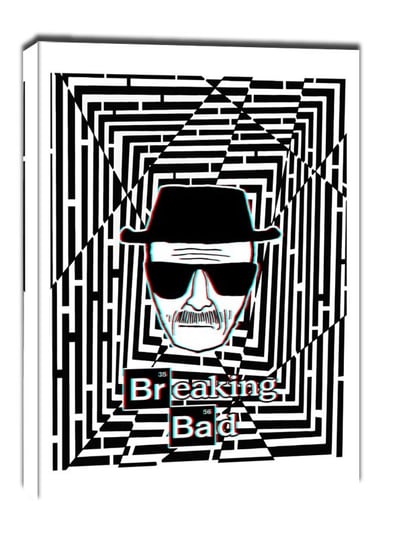 Maze Gaze Breaking Bad - obraz na płótnie 20x30 cm Galeria Plakatu