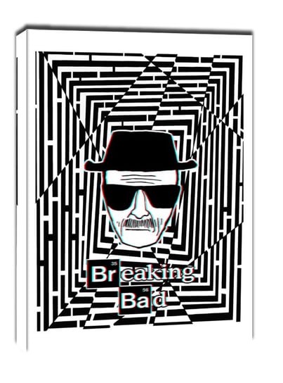 Maze Gaze Breaking Bad - obraz na płótnie 90x120 cm Galeria Plakatu