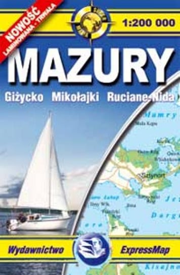 Mazury 1:200 000 Expressmap Polska Sp. z o.o.