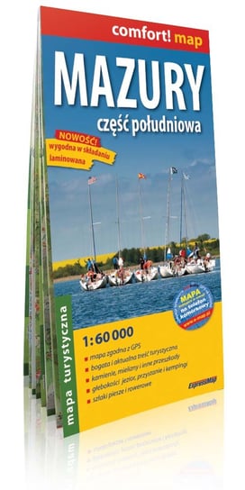 Mazury. Część południowa. Mapa turystyczna 1:60 000 Expressmap Polska Sp. z o.o.