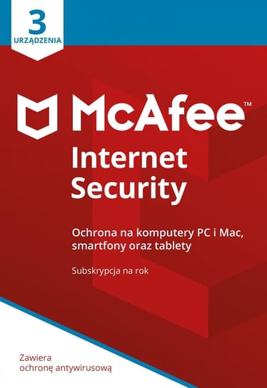 McAfee Internet Security - 3 urządzenia MCafee