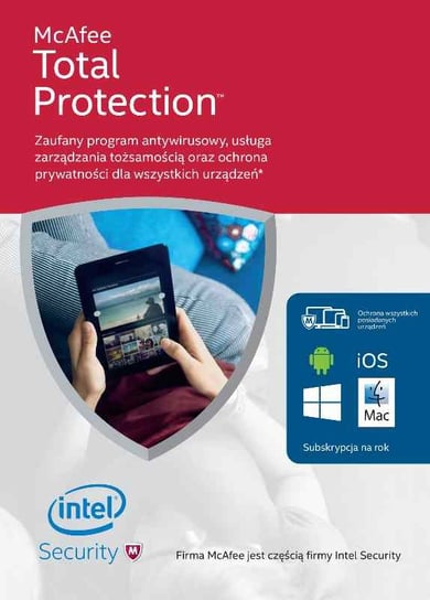 McAfee Total Protection 2016 Unlimited Devices, 1 rok MCafee