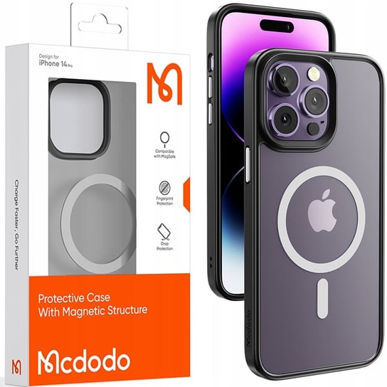 Mcdodo Etui Magnetyczne Do Iphone 14 Pro Czarne Mcdodo