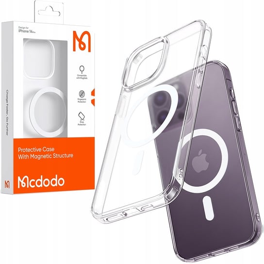 Mcdodo Etui magnetyczne matowe do Iphone 14 Pro Mcdodo