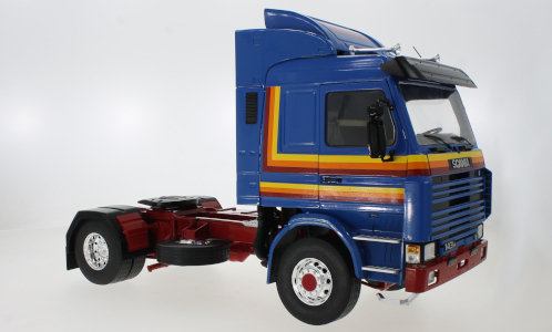 Mcg Scania 143 Topline Truck 1987 Blue Yell 1:18 18144 MCG