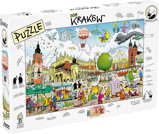 MDR, puzzle, rys. Andrzej Mleczko, Kraków, 1000 el. MDR