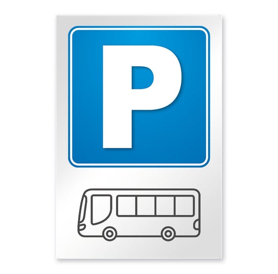 Mds+ Tabliczka Parking Dla Autokarów Autobusów 20X30 MDS+