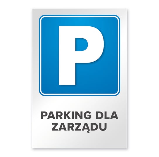 Mds+ Tabliczka Parking Dla Zarządu 20X30 MDS+