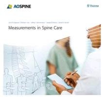 Measurements in Spine Care Lee Michael J., Hermsmeyer Jeffrey T., Chapman Jens, Dettori Joseph R., Norvell Daniel C.