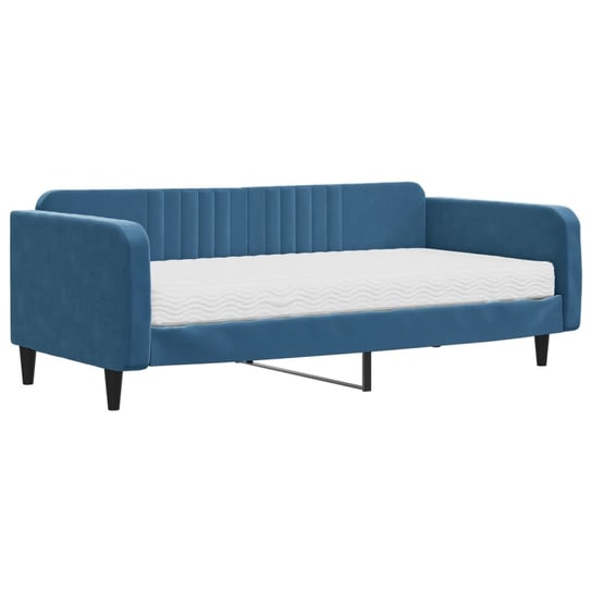 Mebel 2-w-1: Sofa-łóżko, niebieski, 223x110x75cm Inna marka